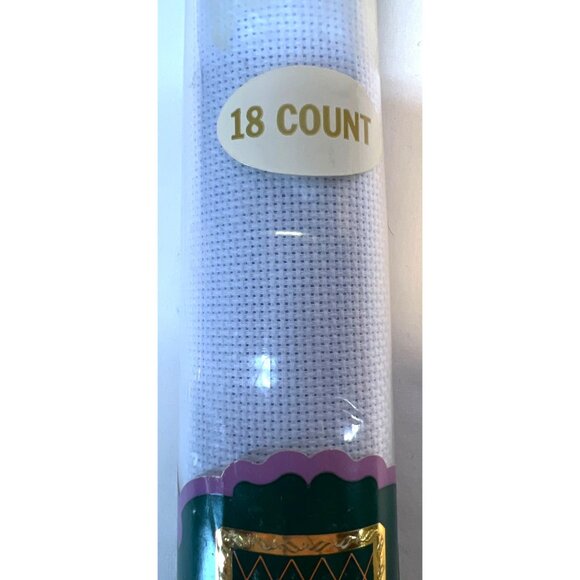 Charles Craft Classic Reserve Aida 18 Count Fabric Roll For Cross Stitch & Needl - Picture 3 of 3